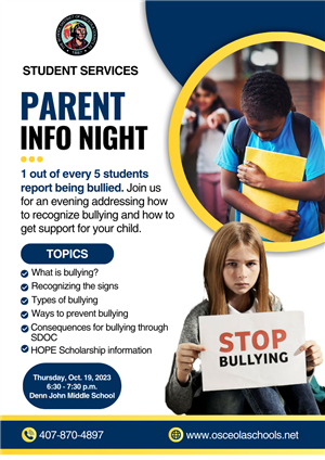 Bullying Prevention Night